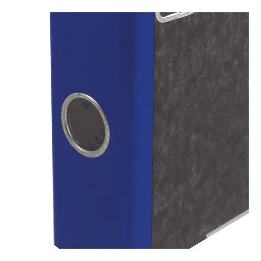 Папка-регистратор BRAUBERG, мраморное покрытие, А4 +, содержание, 50 мм, синий корешок, 221982, фото 8