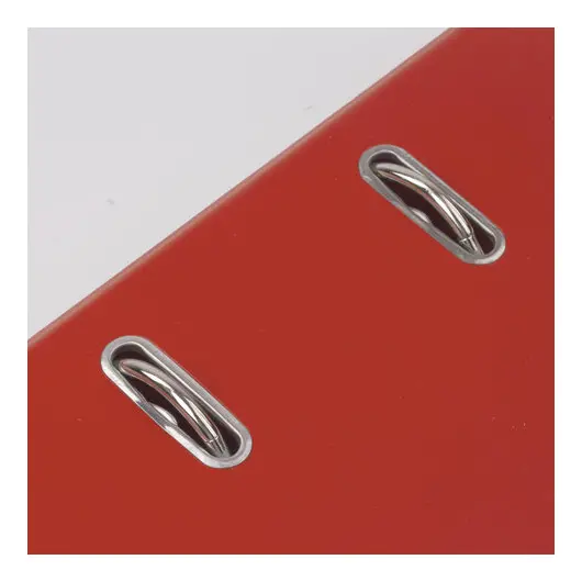 Папка-регистратор BRAUBERG с двухсторонним покрытием из ПВХ, 70 мм, красная, 222652, фото 10