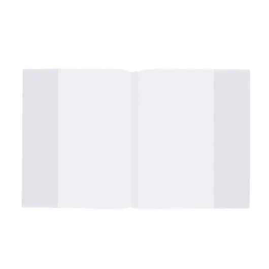Обложка ПП для тетради и дневника ПИФАГОР прозрачная, плотная, 210х350 мм, 60 мкм, 223075, фото 1