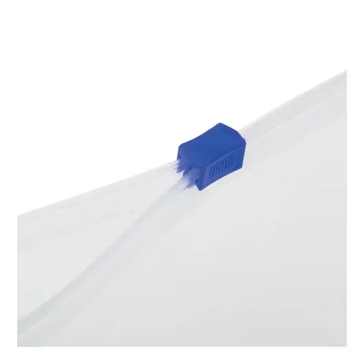Папка-конверт на молнии А4 (230х333 мм), прозрачная, 0,12 мм, STAFF, 224979, фото 3