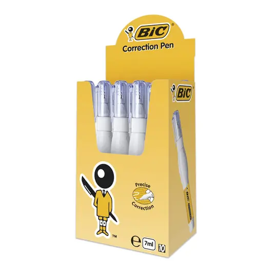Ручка-корректор BIC, 7 мл, металлический наконечник, 9184781, фото 2