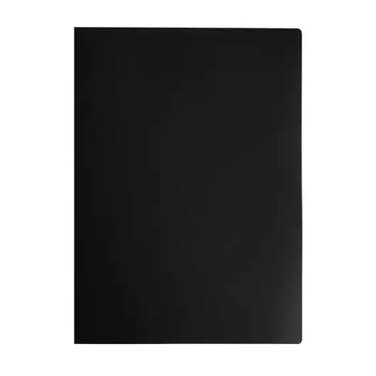 Папка на 4 кольцах STAFF, 25 мм, черная, до 170 листов, 0,5 мм, 225725, фото 2