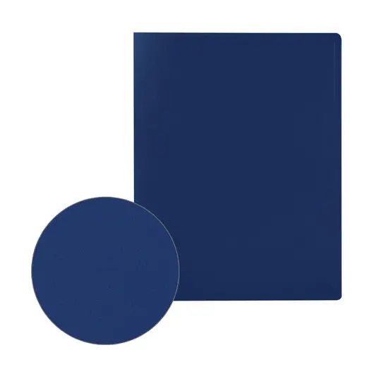 Папка 30 вкладышей STAFF, синяя, 0,5 мм, 225696, фото 6