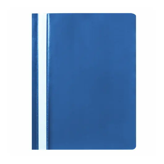 Скоросшиватель пластиковый STAFF, А4, 100/120 мкм, синий, 225730, фото 1