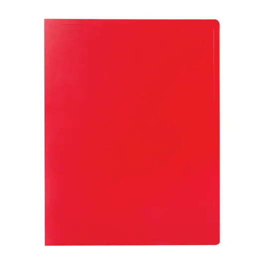 Папка 20 вкладышей STAFF, эконом, красная, 0,5 мм, 225694, фото 2