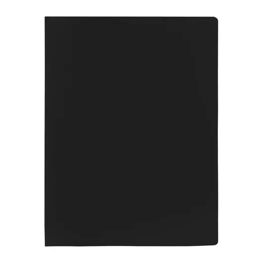 Папка на 2 кольцах STAFF, 21 мм, черная, до 170 листов, 0,5 мм, 225717, фото 2