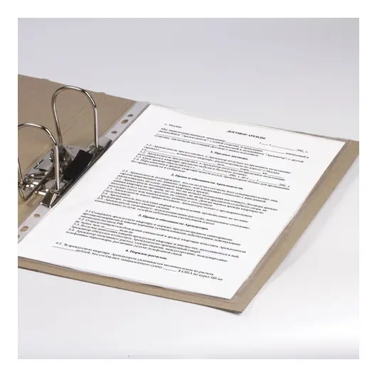 Папка-регистратор STAFF, картонная, без покрытия и уголка, 75 мм, 225943, фото 6