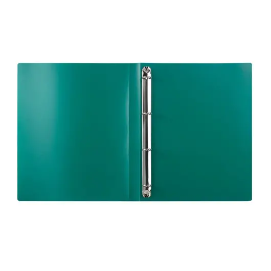 Папка на 4 кольцах STAFF, 25 мм, зеленая, до 170 листов, 0,5 мм, 225727, фото 3