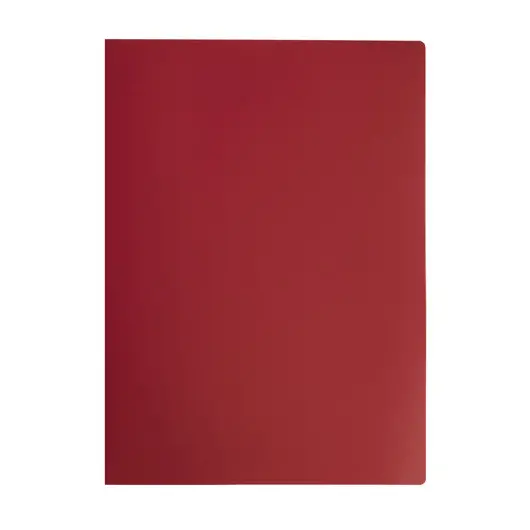 Папка на 4 кольцах STAFF, 25 мм, красная, до 170 листов, 0,5 мм, 225726, фото 2