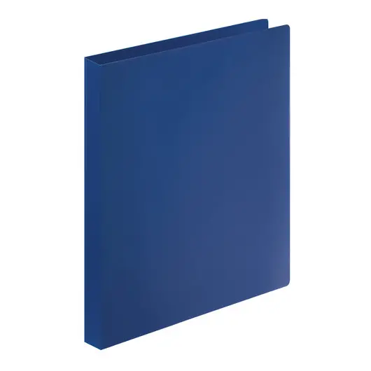 Папка на 4 кольцах STAFF, 25 мм, синяя, до 170 листов, 0,5 мм, 225724, фото 1
