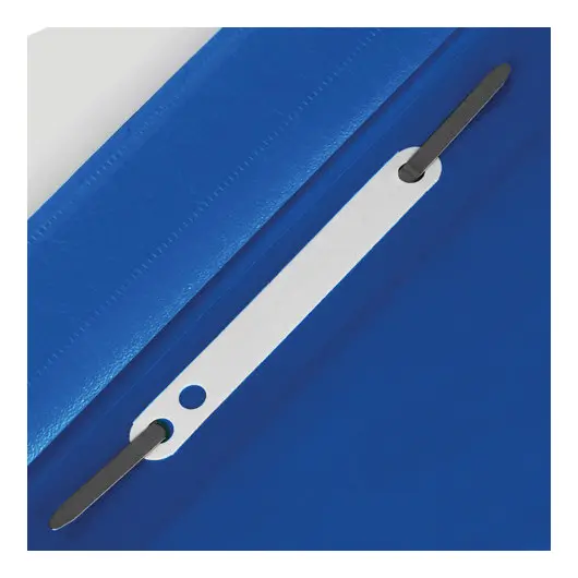 Скоросшиватель пластиковый STAFF, А4, 100/120 мкм, синий, 225730, фото 4