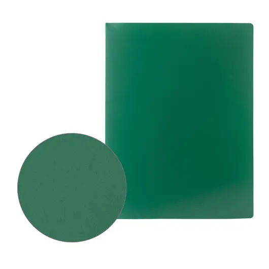 Папка на 2 кольцах STAFF, 21 мм, зеленая, до 170 листов, 0,5 мм, 225719, фото 6