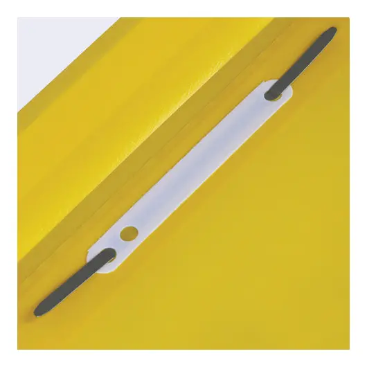 Скоросшиватель пластиковый STAFF, А4, 100/120 мкм, желтый, 225731, фото 4