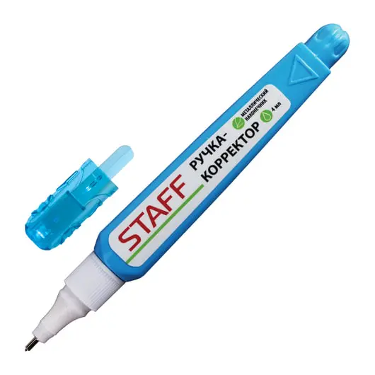 Ручка-корректор STAFF, 4 мл, металлический наконечник, 226815, фото 1