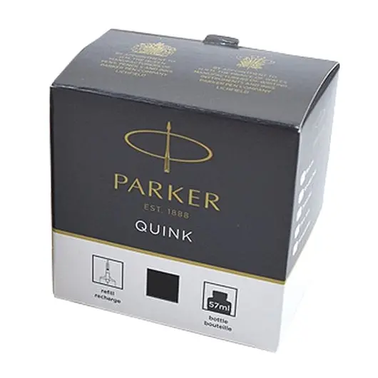 Чернила PARKER &quot;Bottle Quink&quot;, объем 57 мл, черные, 1950375, фото 2
