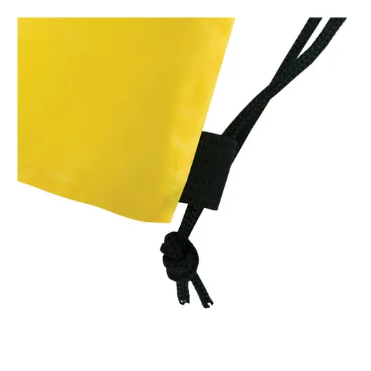 Сумка для обуви BRAUBERG, прочная, на шнурке, желтая, 42x33 см, 227142, фото 2