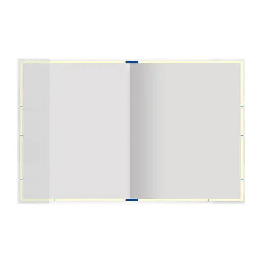 Обложка ПП для учебников младших классов ПИФАГОР, универсальная, клейкий край, 70 мкм, 265х450 мм, 227416, фото 2