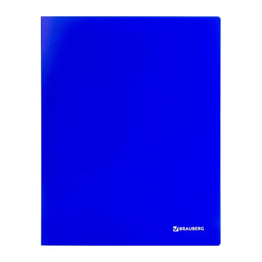 Папка с металлическим скоросшивателем и внутренним карманом BRAUBERG &quot;Neon&quot;, 16 мм, синяя, до 100 листов, 0,7 мм, 227467, фото 2