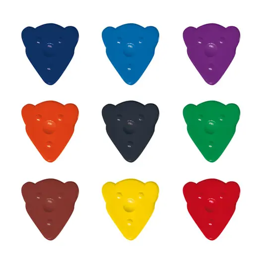 Восковые мелки фигурные JOVI, 10 цветов, для малышей, картонная коробка, 941, фото 4
