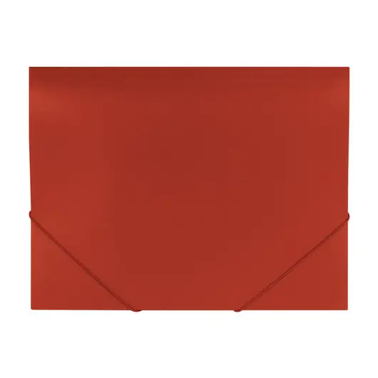 Папка на резинках BRAUBERG &quot;Office&quot;, красная, до 300 листов, 500 мкм, 227711, фото 2