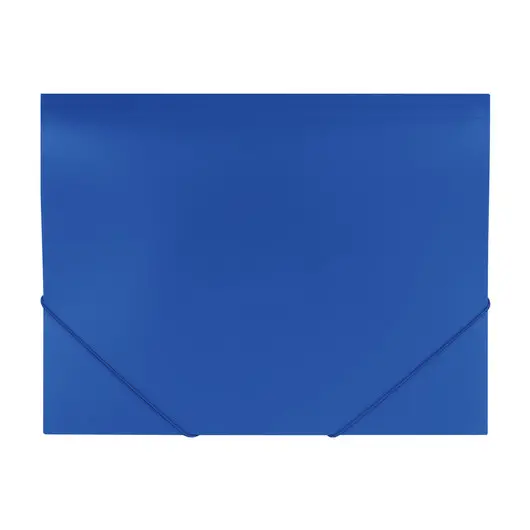 Папка на резинках BRAUBERG &quot;Office&quot;, синяя, до 300 листов, 500 мкм, 227712, фото 2