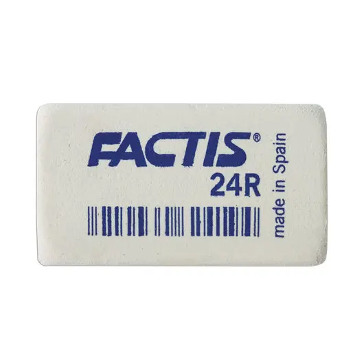 Ластик FACTIS 24 R, 52х29х10 мм, белый, прямоугольный, синтетический каучук, CNF24R, фото 2