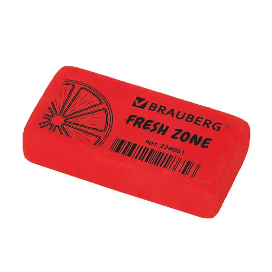 Ластик BRAUBERG Fresh Zone, 40*20*10 мм, цвет ассорти, термопластичная резина, 228061, фото 5