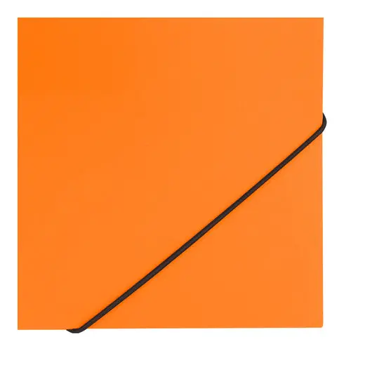 Папка на резинках BRAUBERG &quot;Office&quot;, оранжевая, до 300 листов, 500 мкм, 228084, фото 5
