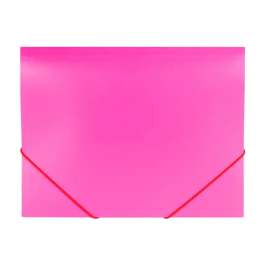 Папка на резинках BRAUBERG &quot;Office&quot;, розовая, до 300 листов, 500 мкм, 228083, фото 2
