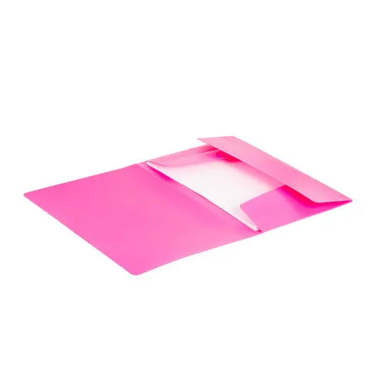 Папка на резинках BRAUBERG &quot;Office&quot;, розовая, до 300 листов, 500 мкм, 228083, фото 7