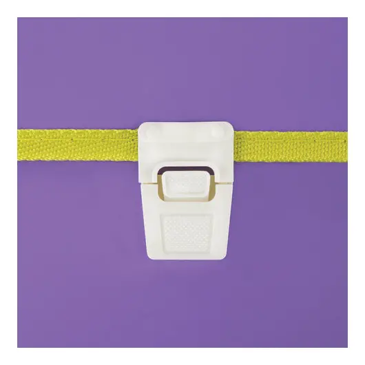 Портфель пластиковый BRAUBERG &quot;Joy&quot;, А4 (330х245х35 мм), 13 отделений, с окантовкой, индексные ярлыки, фиолетовый, 227977, фото 5