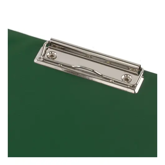 Папка-планшет BRAUBERG, А4 (340х240 мм), с прижимом и крышкой, картон/ПВХ, зеленая, 228340, фото 5
