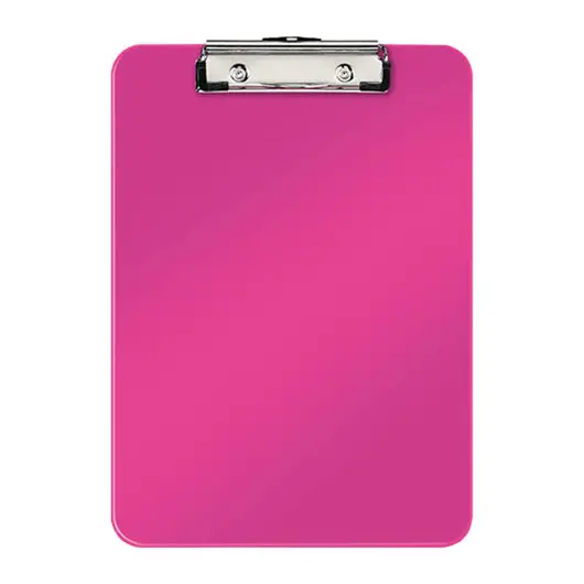 Доска-планшет LEITZ &quot;WOW&quot;, с верхним прижимом, A4, 320х228 мм, пластик, 1,7 мм, розовая, 39710023, фото 1