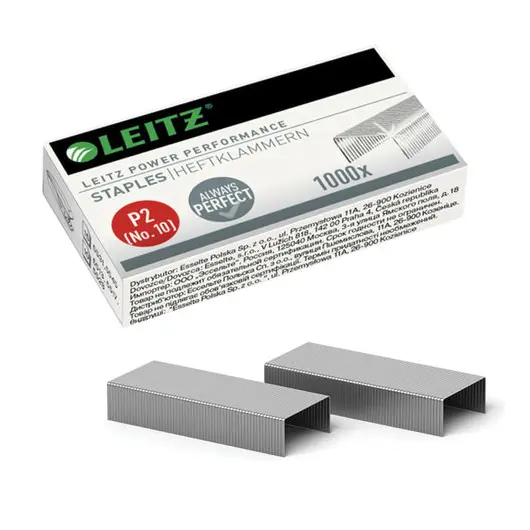 Скобы для степлера LEITZ &quot;Power Performance P2&quot; № 10, 1000 шт., в картонной коробке, до 10 листов, 55770000, фото 1