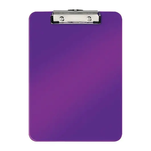 Доска-планшет LEITZ &quot;WOW&quot;, с верхним прижимом, A4, 320х228 мм, пластик, 1,7 мм, фиолетовая, 39710062, фото 1