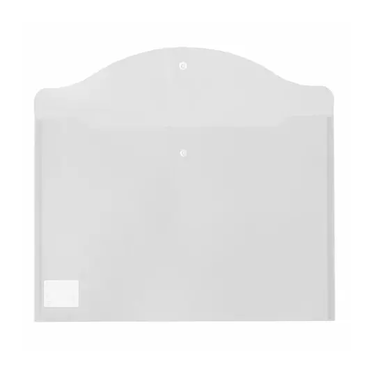 Папка-конверт с кнопкой БОЛЬШОГО ФОРМАТА (300х430 мм), А3, прозрачная, 0,15 мм, STAFF, 228667, фото 3
