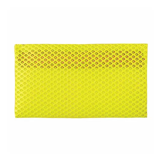 Пенал-косметичка BRAUBERG, сетка, Neon, желтый, 23х14 см, код_1С, SWB-180179, фото 3