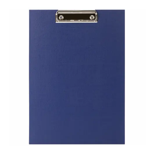 Доска-планшет STAFF с прижимом А4 (225х316 мм), картон/бумвинил, синяя, 229052, фото 2