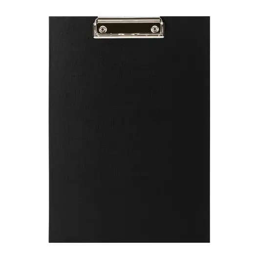Доска-планшет STAFF с прижимом А4 (225х316 мм), картон/бумвинил, черная, 229051, фото 2