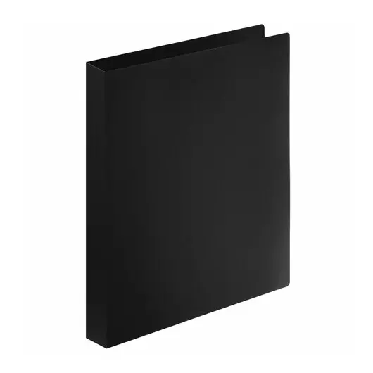 Папка на 4 кольцах STAFF, 30 мм, черная, до 250 листов, 0,5 мм, 229219, фото 1