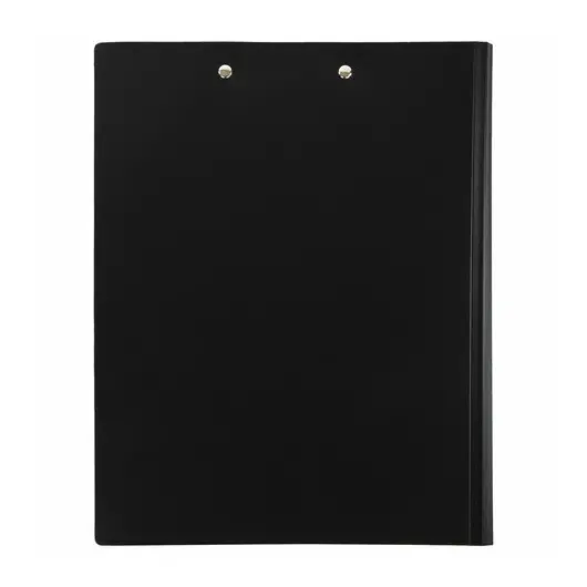 Папка-планшет STAFF, А4 (310х230 мм), с прижимом и крышкой, пластик, черная, 0,5 мм, 229221, фото 5