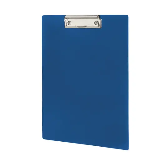 Доска-планшет STAFF с прижимом А4 (315х235 мм), пластик, 1 мм, синяя, 229222, фото 1