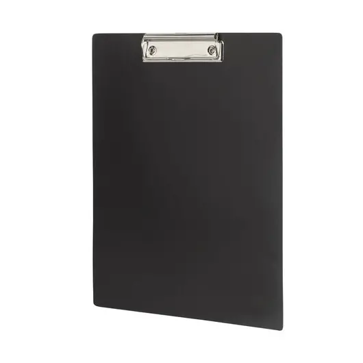 Доска-планшет STAFF с прижимом А4 (315х235 мм), пластик, 1 мм, черная, 229223, фото 1