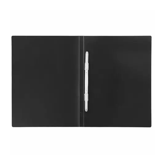 Папка с пластиковым скоросшивателем STAFF, черная, до 100 листов, 0,5 мм, 229231, фото 3
