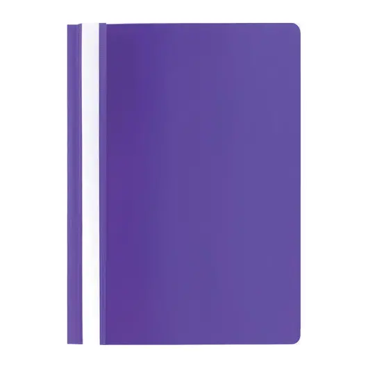 Скоросшиватель пластиковый STAFF, А4, 100/120 мкм, фиолетовый, 229237, фото 1