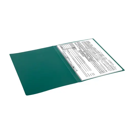 Папка с металлическим скоросшивателем STAFF, зеленая, до 100 листов, 0,5 мм, 229227, фото 7