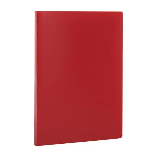 Папка с пластиковым скоросшивателем STAFF, красная, до 100 листов, 0,5 мм, 229229, фото 1