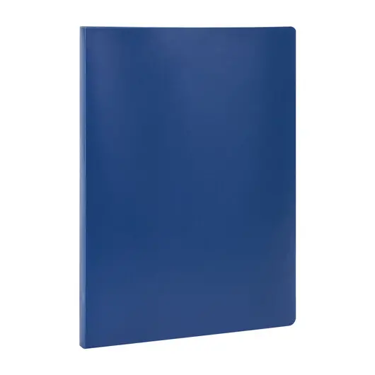 Папка с металлическим скоросшивателем STAFF, синяя, до 100 листов, 0,5 мм, 229224, фото 1