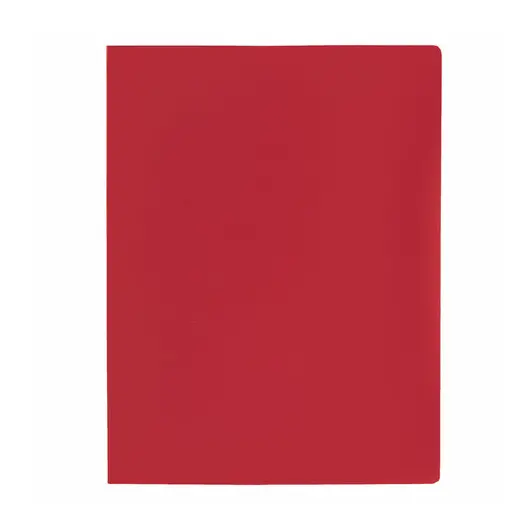 Папка с боковым металлическим прижимом STAFF, красная, до 100 листов, 0,5 мм, 229234, фото 2