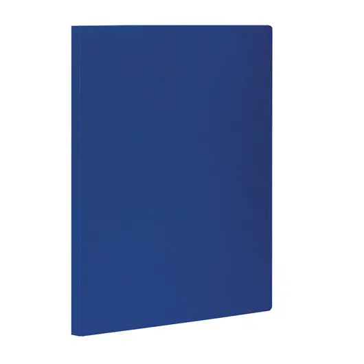 Папка с боковым металлическим прижимом STAFF, синяя, до 100 листов, 0,5 мм, 229232, фото 1